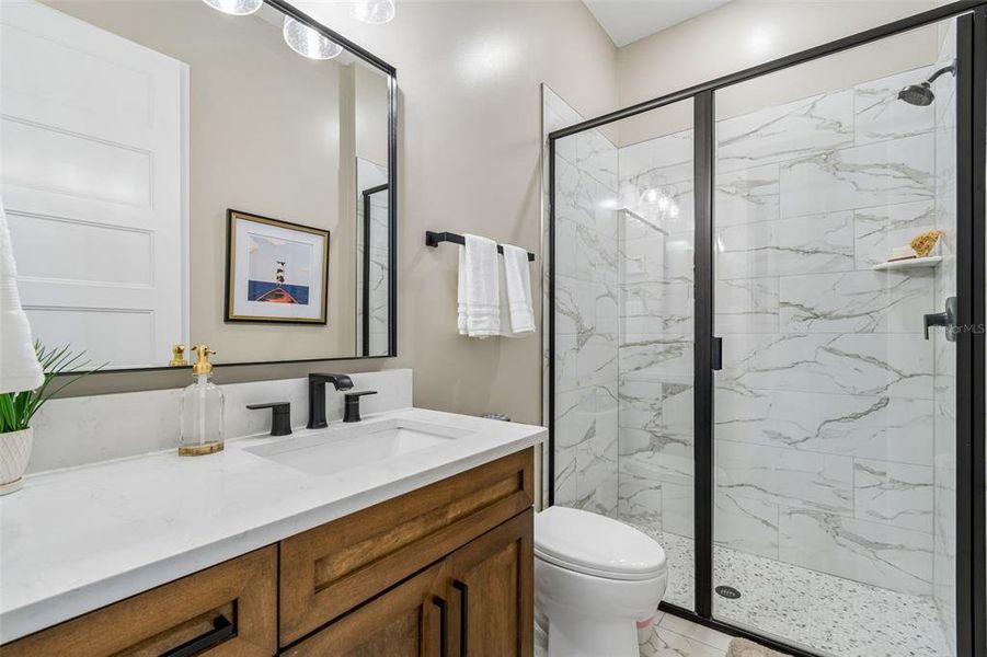 Furnished interior view inside a new home in , Tampa (Image 40).