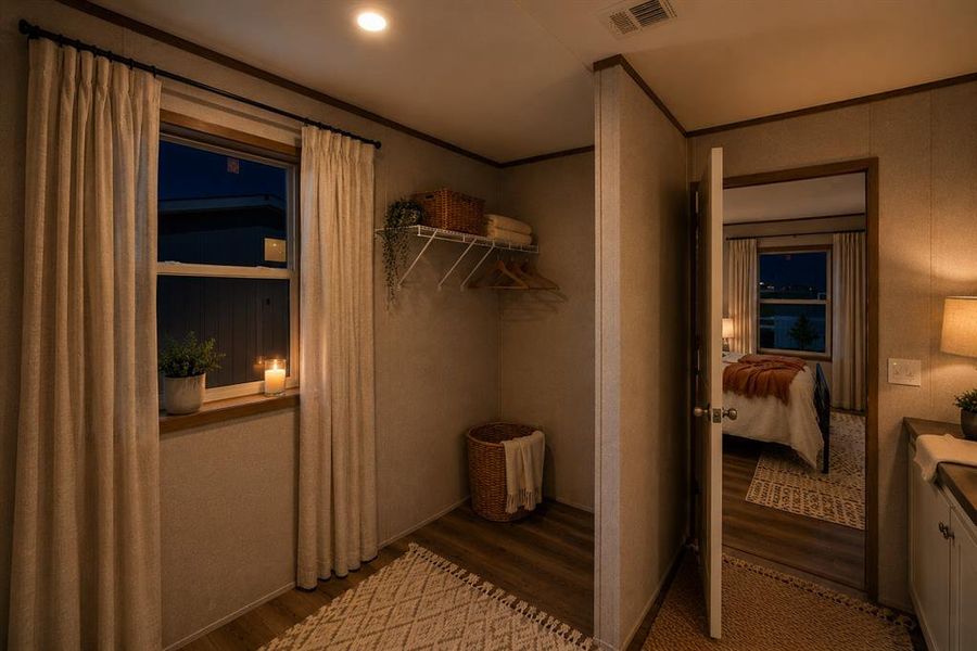 Furnished interior view inside a new home in , Azle (Image 23).