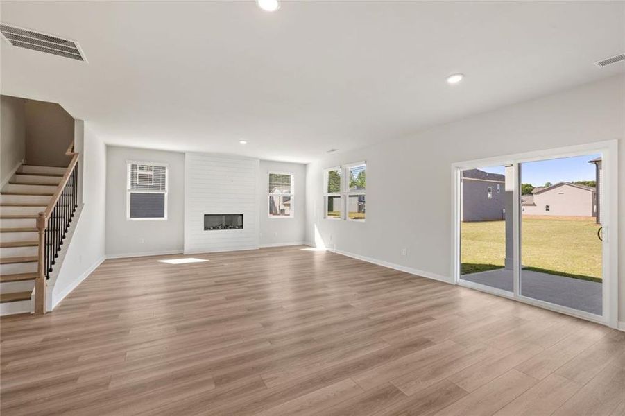 Spacious, unfurnished interior of a new home in Reserve at Gum Springs, Jefferson (Image 23). Spacious, unfurnished interior of a new home in Reserve at Gum Springs, Jefferson (Image 23).