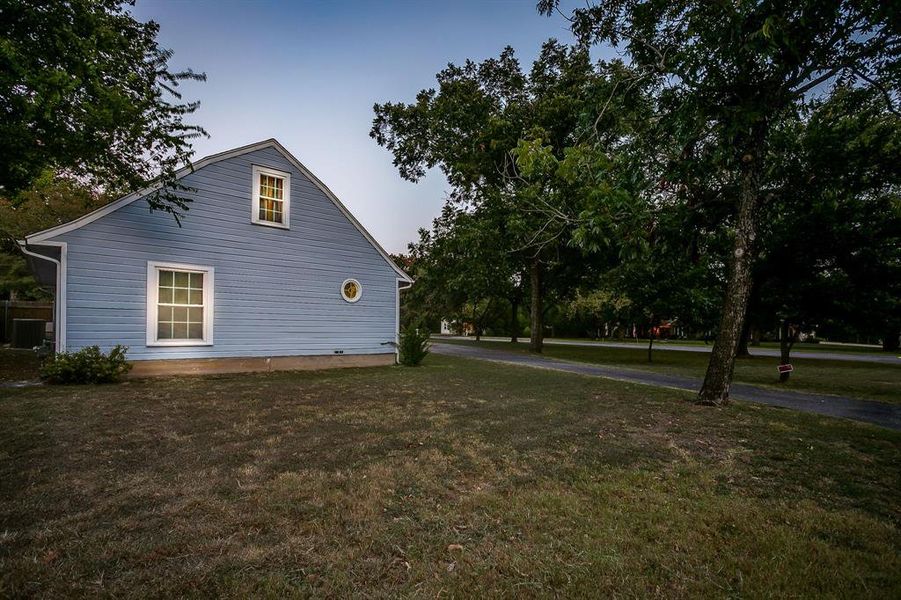 This home sits on a corner lot with producing pecan trees out front! This home sits on a corner lot with producing pecan trees out front!