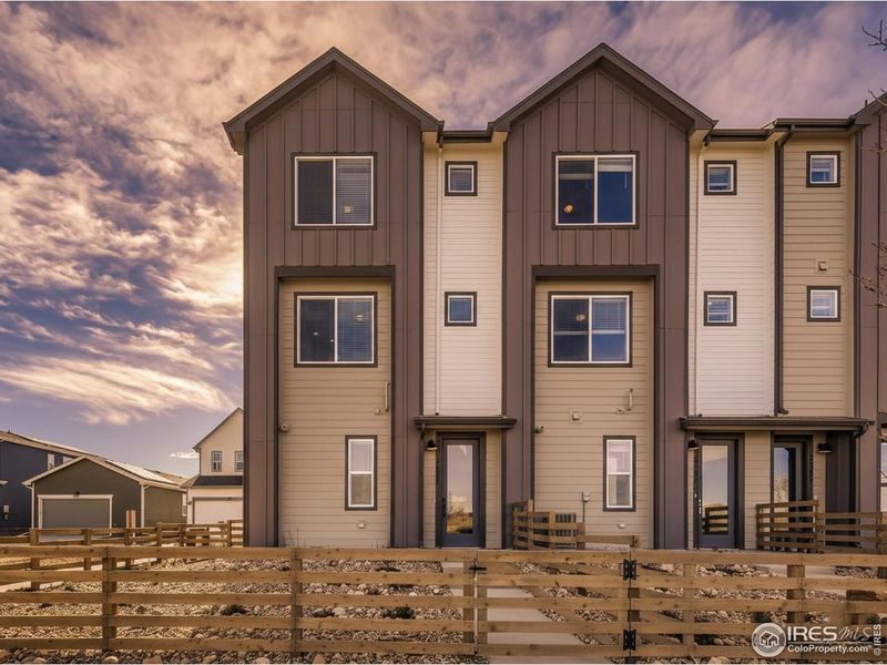 Front exterior of a new home in , Fort Collins, CO, highlighting curb appeal (Image 15).