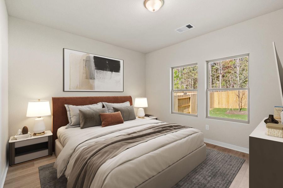 Furnished interior view inside a new home in , Conroe (Image 11).