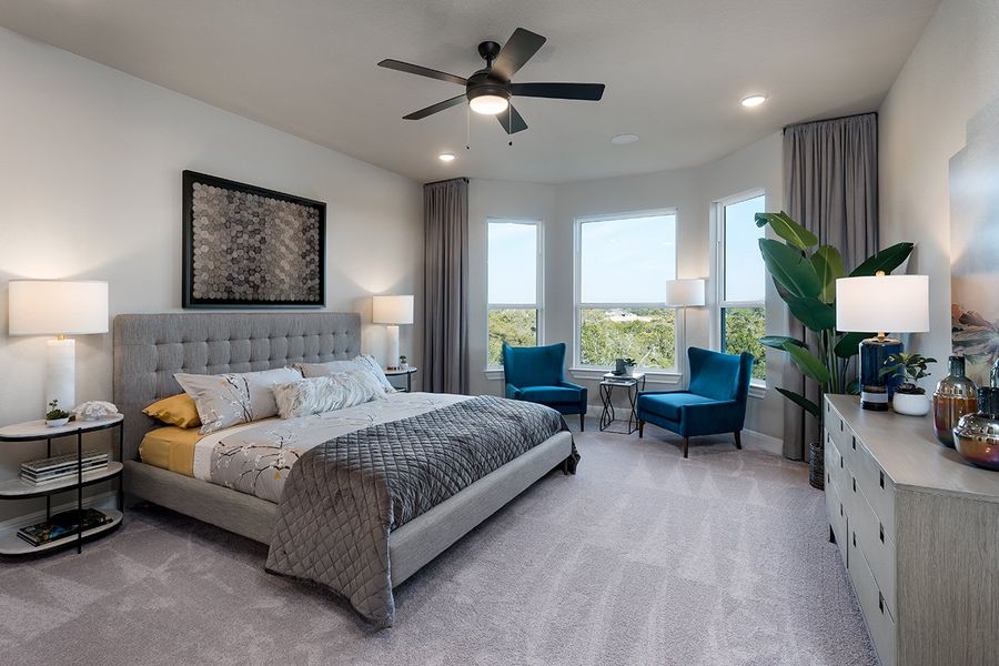 Representative furnished interior of a home built from the Driftwood by Taylor Morrison in Nolina 50s, Georgetown (Image 9).