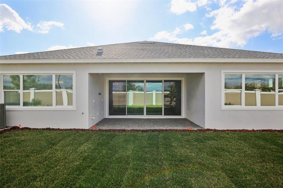 Exterior details and patio area of a home in Eagles Cove at Mirada, San Antonio (Image 27).