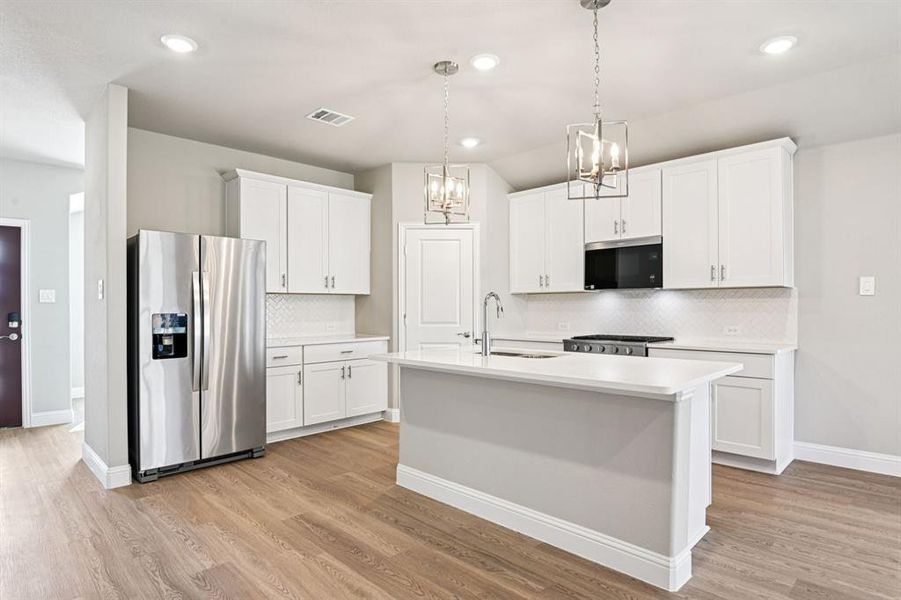 Furnished interior view inside a new home in Lakehaven - Signature Series, Farmersville (Image 14). Furnished interior view inside a new home in Lakehaven - Signature Series, Farmersville (Image 14).