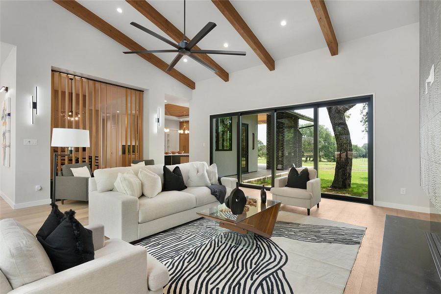 Furnished interior view inside a new home in , Salado (Image 8). Furnished interior view inside a new home in , Salado (Image 8).