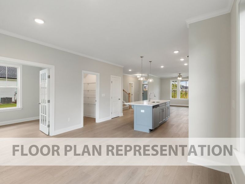 Cafe | Wren Plan by Ivey Homes in Grovetown