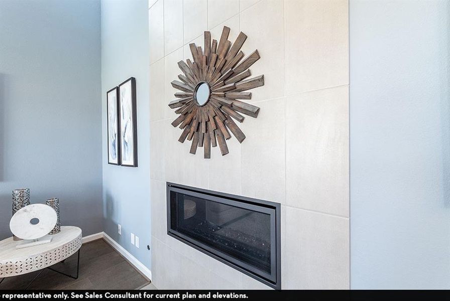 Close-up of interior finishes inside a home in Green Meadows, Celina (Image 18).