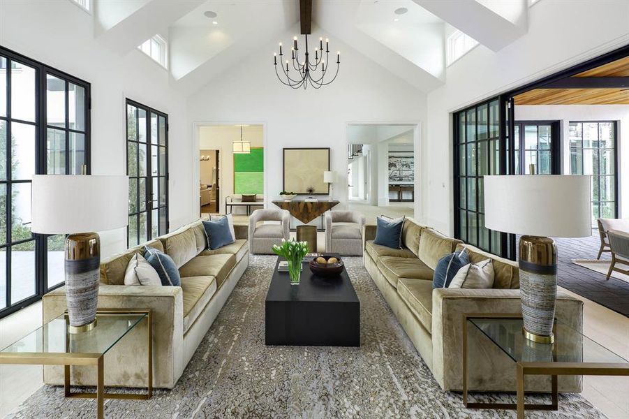 Furnished interior view inside a new home in , Dallas (Image 19).