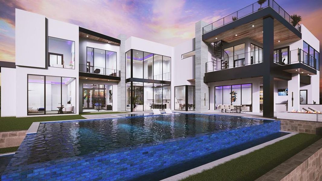 Exterior details and patio area of a home in , Frisco (Image 4).