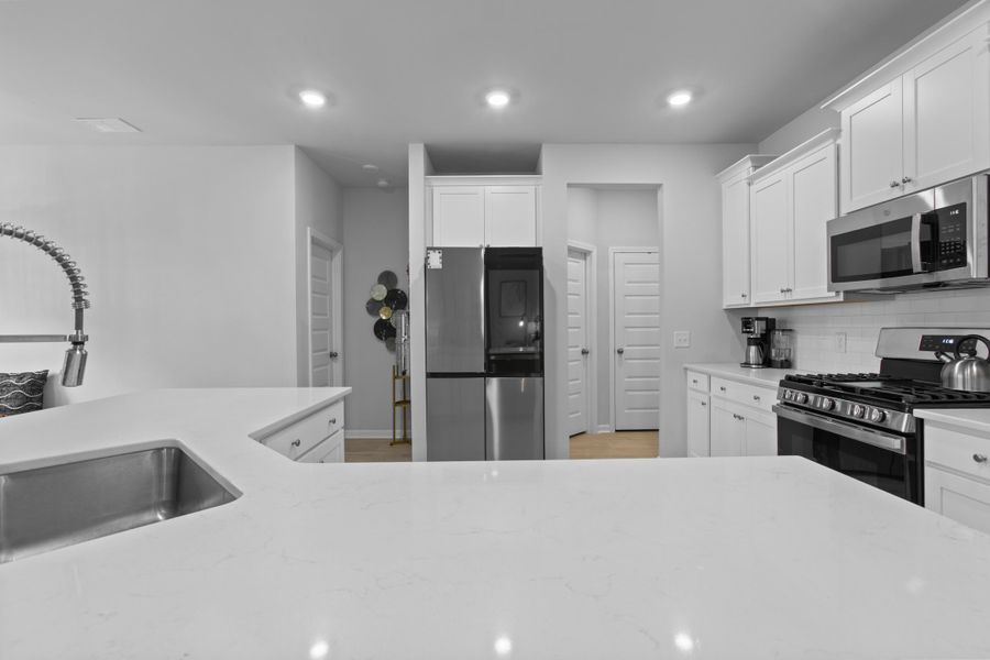 Furnished interior view inside a new home in Sweetgrass at Summers Corner, Summerville (Image 14).
