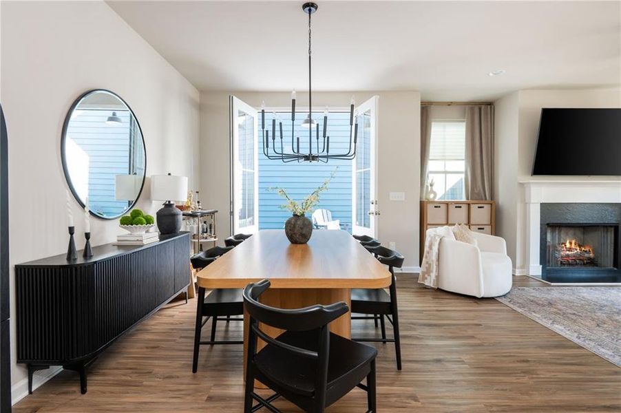 Furnished interior view inside a new home in Harmony, Auburn (Image 16).