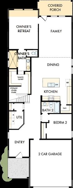 2D floor plan layout of this home in The Grand Prairie - Meadow Collection, Hockley, TX (Image 5). 2D floor plan layout of this home in The Grand Prairie - Meadow Collection, Hockley, TX (Image 5).
