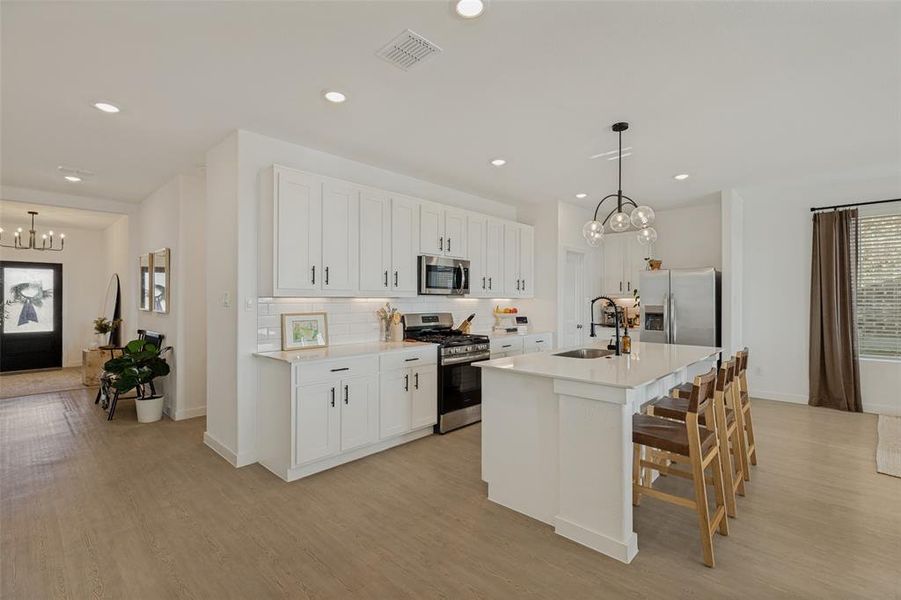 Furnished interior view inside a new home in Legacy Hills, Celina (Image 4).