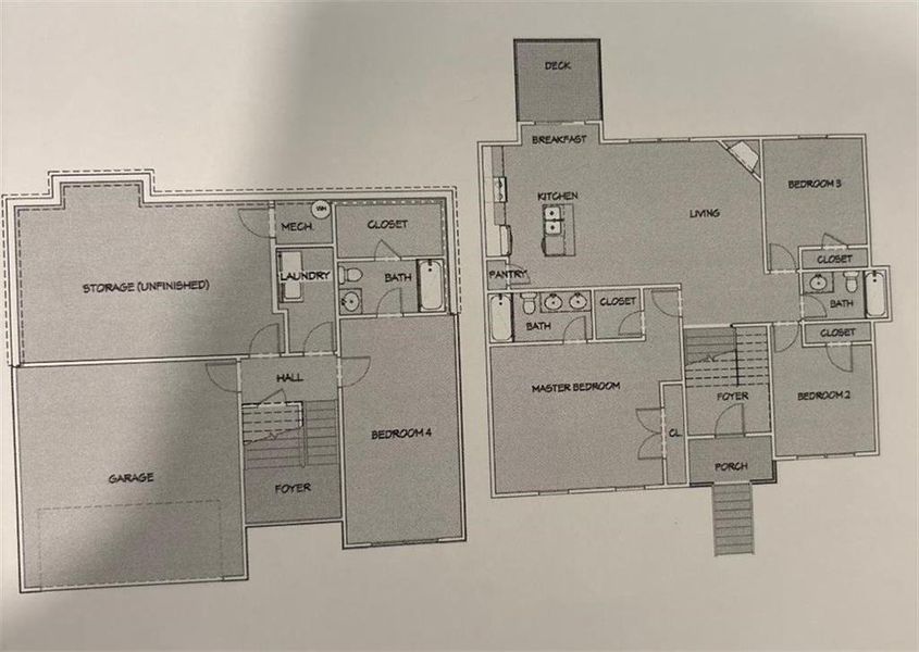 2D floor plan layout of this home in , Eastanollee, GA (Image 5).