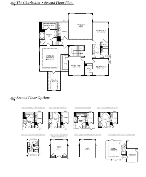 2D floor plan layout of this home in Chasewood, Mint Hill, NC (Image 3).