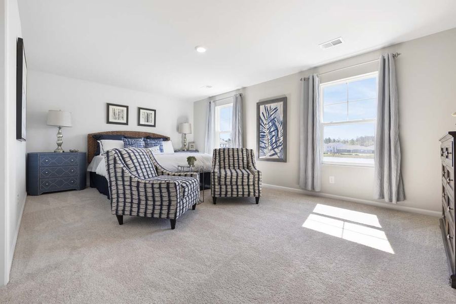 Representative furnished interior of a home built from the GALEN by D.R. Horton in The Pines at New Hampstead, Savannah (Image 26).