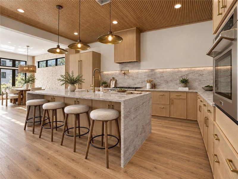 Furnished interior view inside a new home in , Atlanta (Image 17).
