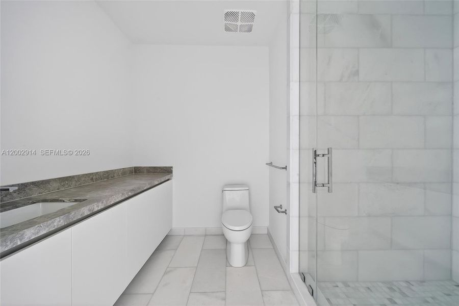 Furnished interior view inside a new home in , Miami (Image 12).