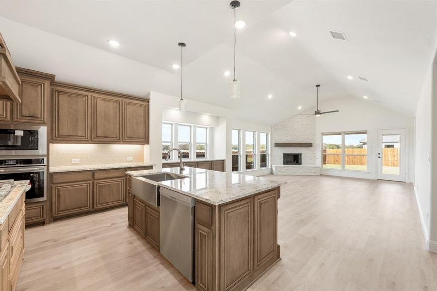 Furnished interior view inside a new home in Meadow Vista 60-65, Anna (Image 11). Furnished interior view inside a new home in Meadow Vista 60-65, Anna (Image 11).