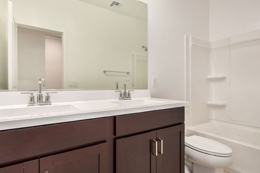 Close-up of interior finishes inside a home in The Villages at North Copper Canyon, Surprise (Image 6).