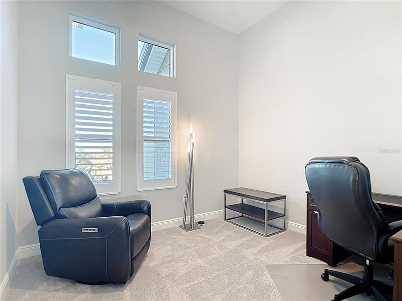 Furnished interior view inside a new home in Hampton Lakes, Sarasota (Image 42). Furnished interior view inside a new home in Hampton Lakes, Sarasota (Image 42).