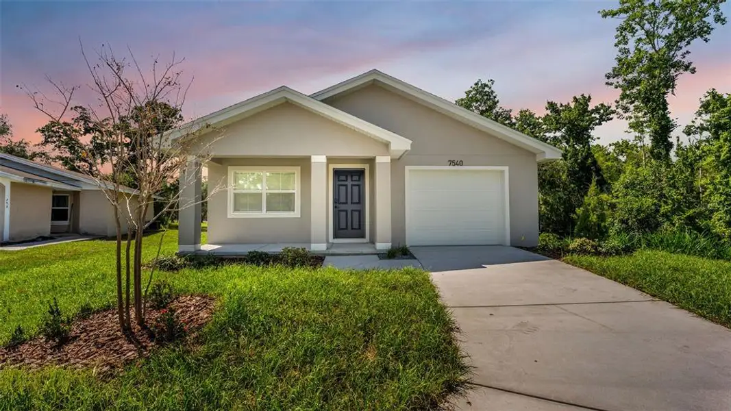 Front exterior of a new home in , Lakeland, FL, highlighting curb appeal (Image 1). Front exterior of a new home in , Lakeland, FL, highlighting curb appeal (Image 1).