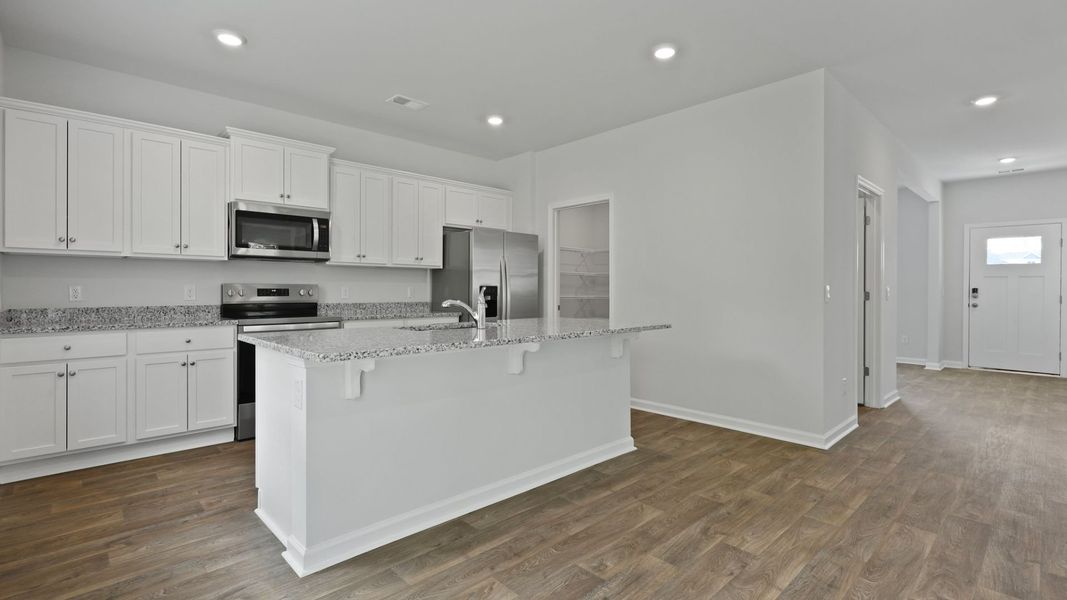 Representative furnished interior of a home built from the GALEN by D.R. Horton in Lakeview at Kitfield, Moncks Corner (Image 6).
