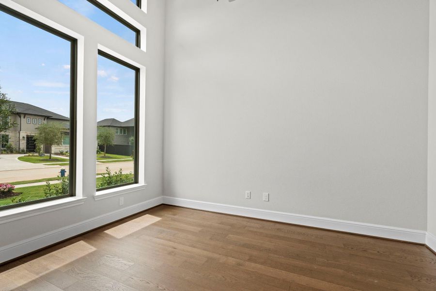 Spacious, unfurnished interior of a new home in Harvest Green, Richmond (Image 27). Spacious, unfurnished interior of a new home in Harvest Green, Richmond (Image 27).