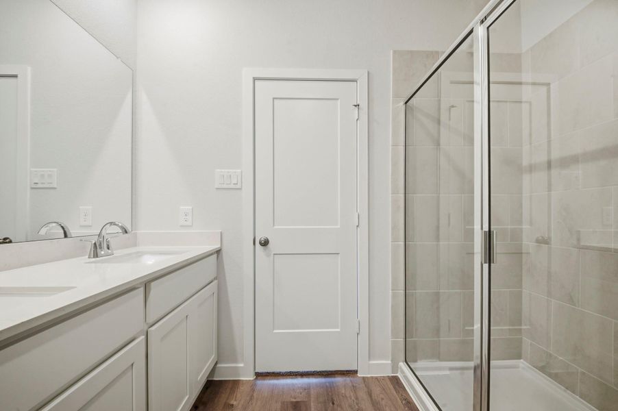 Furnished interior view inside a new home in Barrett Crossing, Crosby (Image 11).