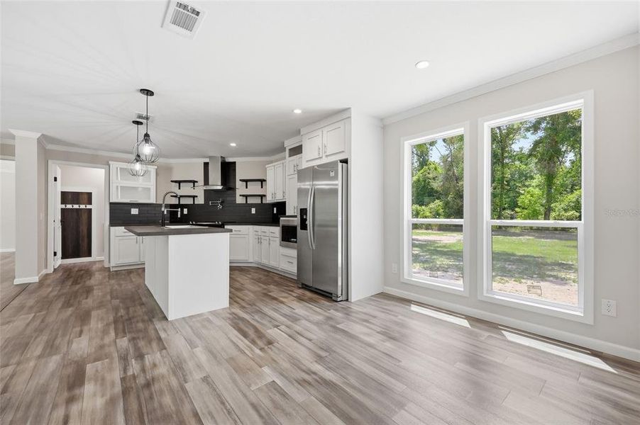 Furnished interior view inside a new home in , Fort White (Image 3).