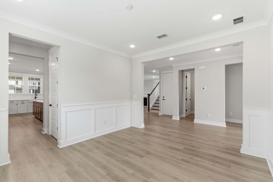 Spacious, unfurnished interior of a new home in Liberty Hill Farm, Mount Pleasant (Image 44).