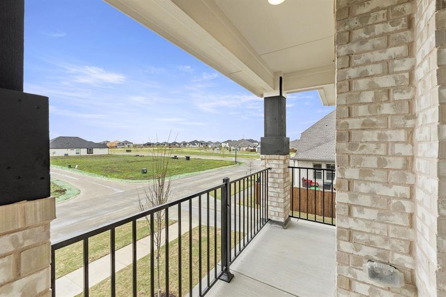 Exterior details and patio area of a home in Villages of Creekwood, Frisco (Image 3). Exterior details and patio area of a home in Villages of Creekwood, Frisco (Image 3).
