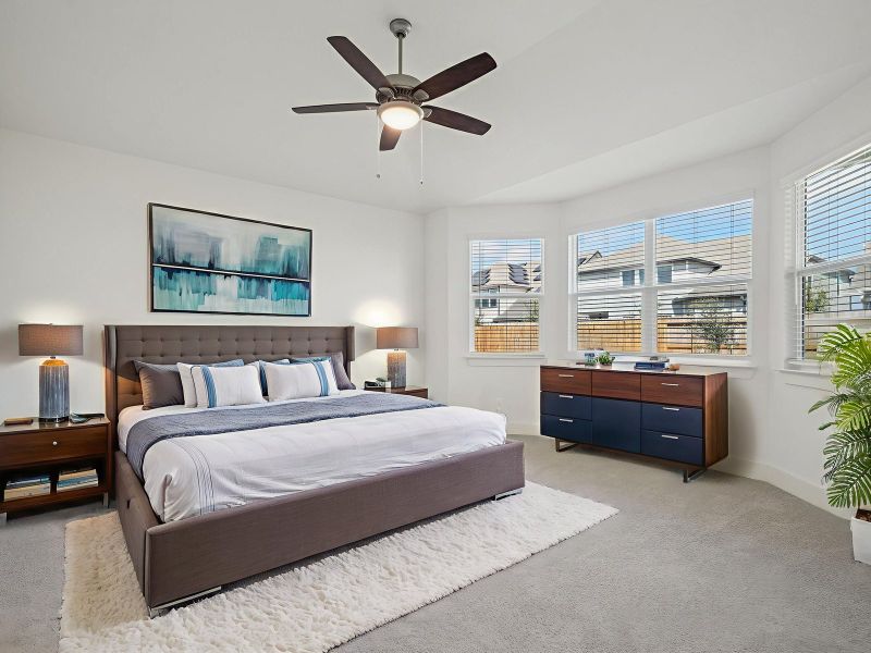 Furnished interior view inside a new home in Stetson Ridge, Marion (Image 7).