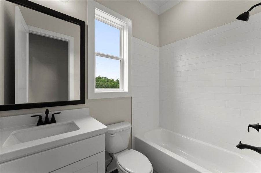 Furnished interior view inside a new home in West Town, Atlanta (Image 14).