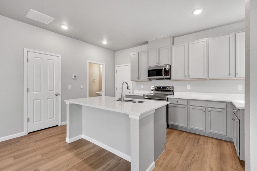 Furnished interior view inside a new home in Spring Valley, Longmont (Image 7).