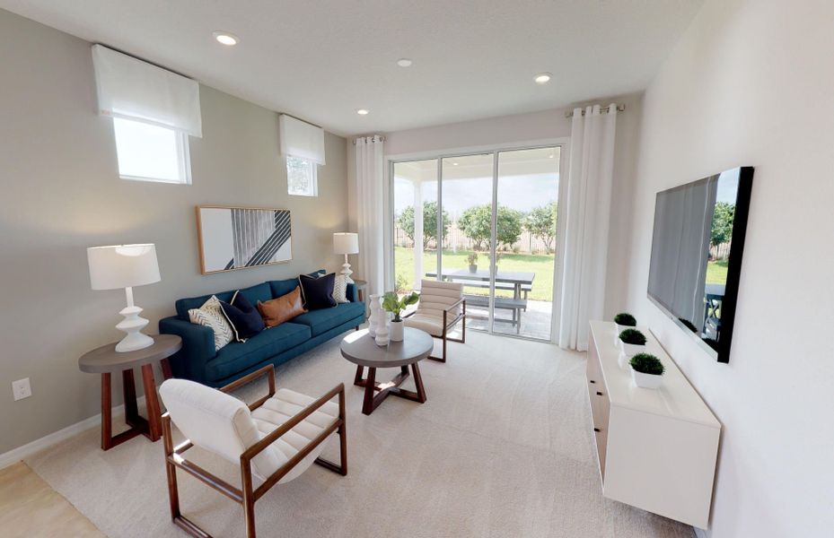Representative furnished interior of a home built from the Contour by Del Webb in Del Webb Ocean Isle Beach, Shallotte (Image 5).
