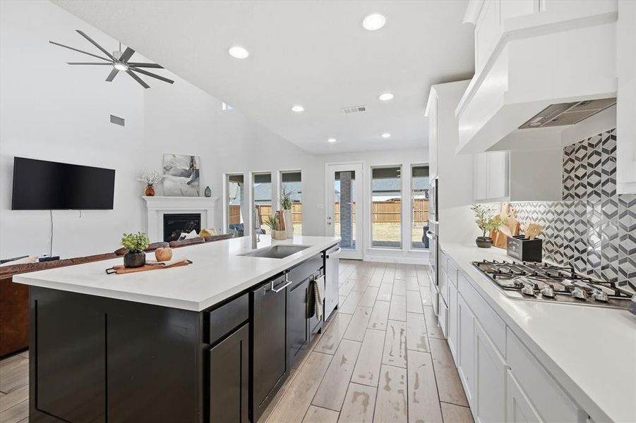 Furnished interior view inside a new home in Mustang Lakes, Celina (Image 13).