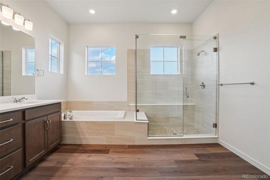 Furnished interior view inside a new home in , Fort Collins (Image 8).