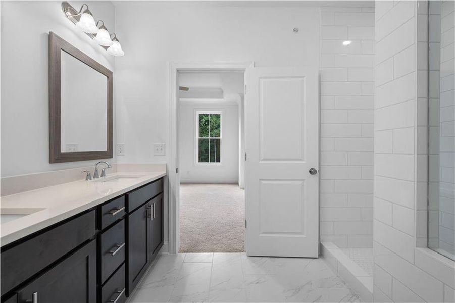Furnished interior view inside a new home in Ecco Park, Alpharetta (Image 8).