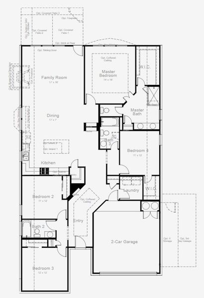 Image 13 representing the Hamilton by Scott Felder Homes in Foxbrook, Cibolo, TX.