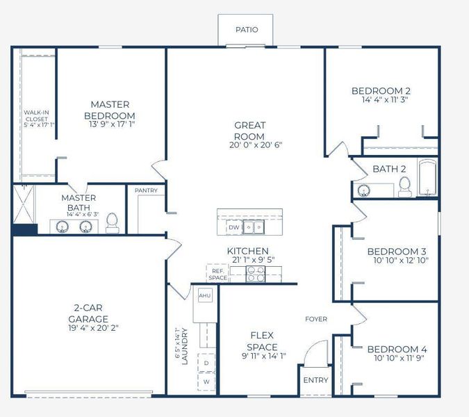 1390 Schumann Drive Floorplan