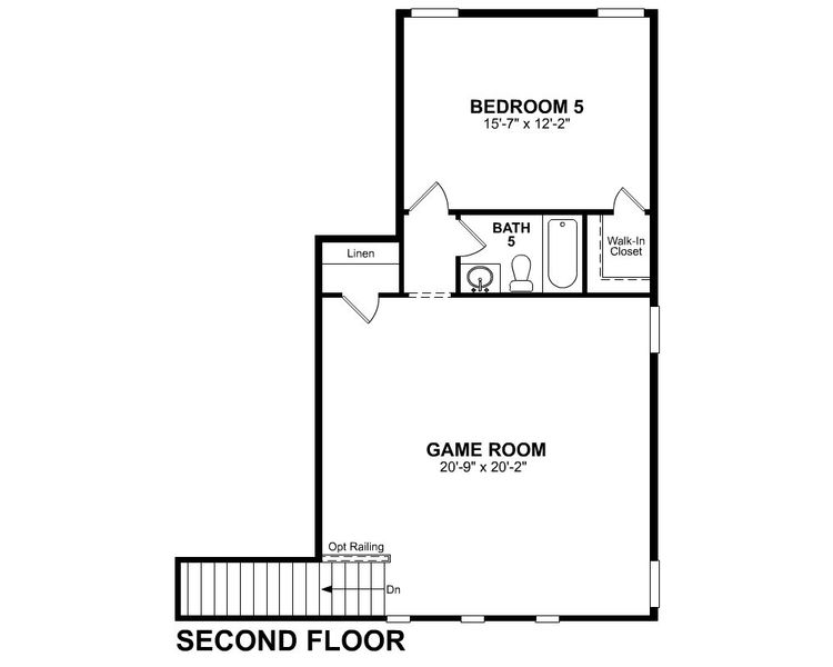 2D floor plan layout of this home in Highland Estates, San Antonio, TX (Image 3).