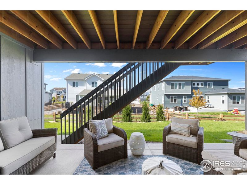 Exterior details and patio area of a home in Morgan Hill, Erie (Image 23).