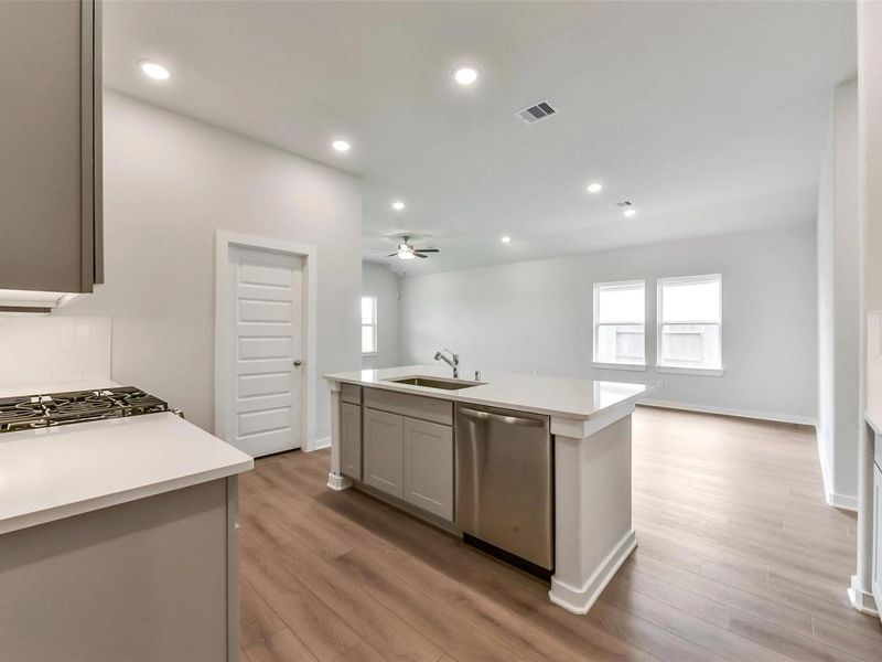 Furnished interior view inside a new home in Sierra Vista, Rosharon (Image 8). Furnished interior view inside a new home in Sierra Vista, Rosharon (Image 8).