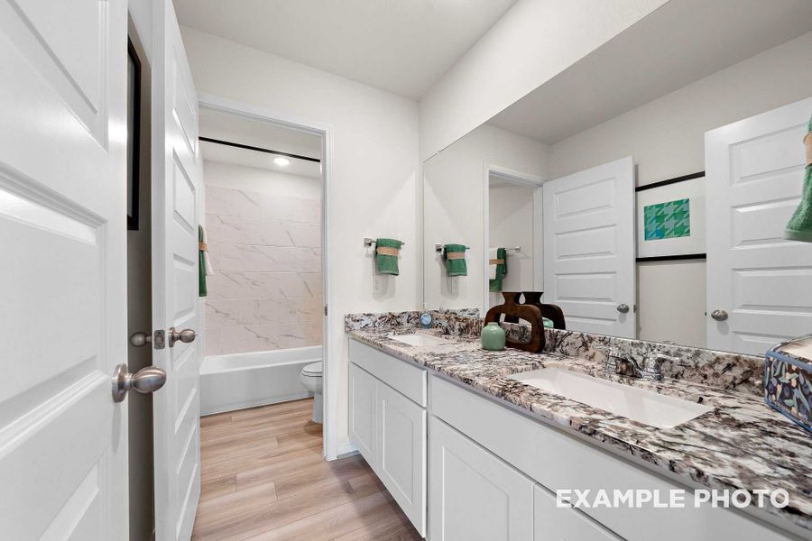 Representative furnished interior of a home built from the The Tierra A by Davidson Homes LLC in Enclave at Newport, Crosby (Image 10).