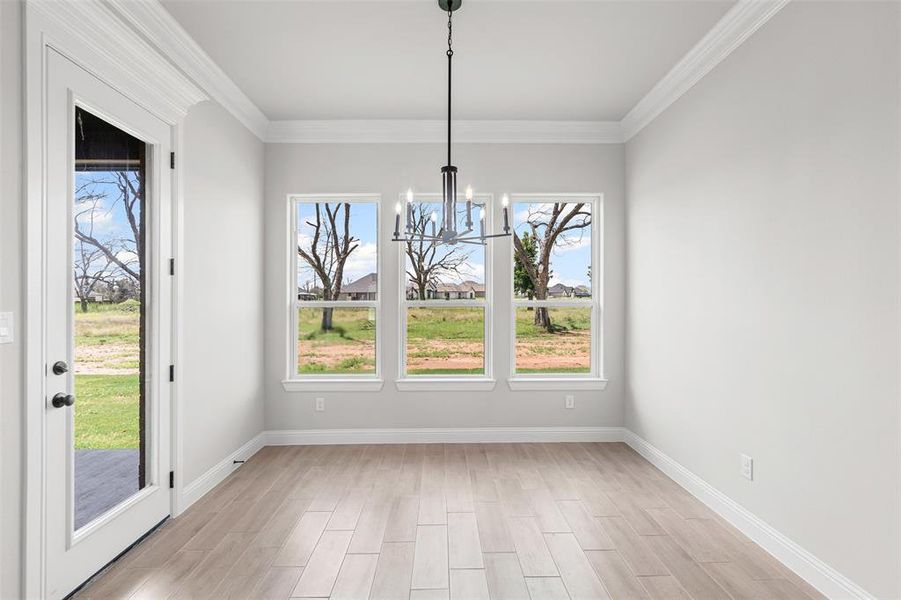 Spacious, unfurnished interior of a new home in Pecan Plantation, Granbury (Image 32).