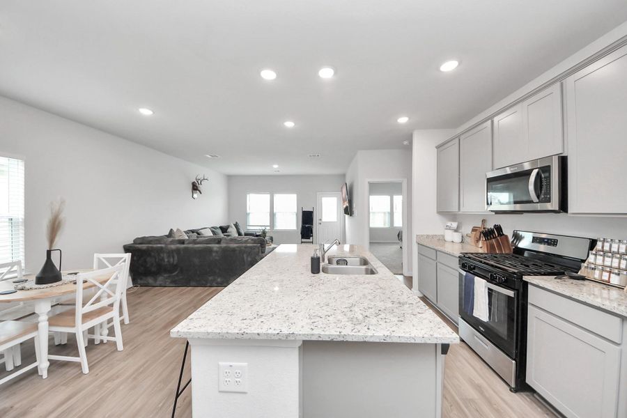 Furnished interior view inside a new home in The Villages at Westpointe, Dayton (Image 4). Furnished interior view inside a new home in The Villages at Westpointe, Dayton (Image 4).
