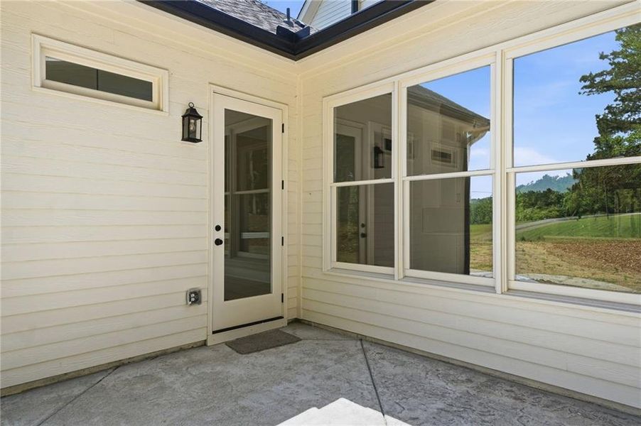 Exterior details and patio area of a home in , Ball Ground (Image 39).