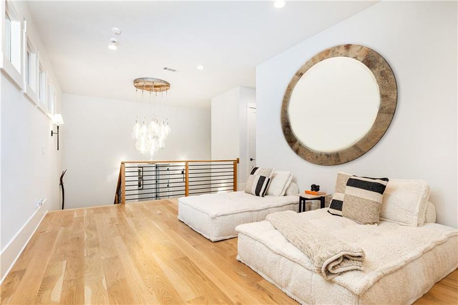 Furnished interior view inside a new home in , Marietta (Image 66).